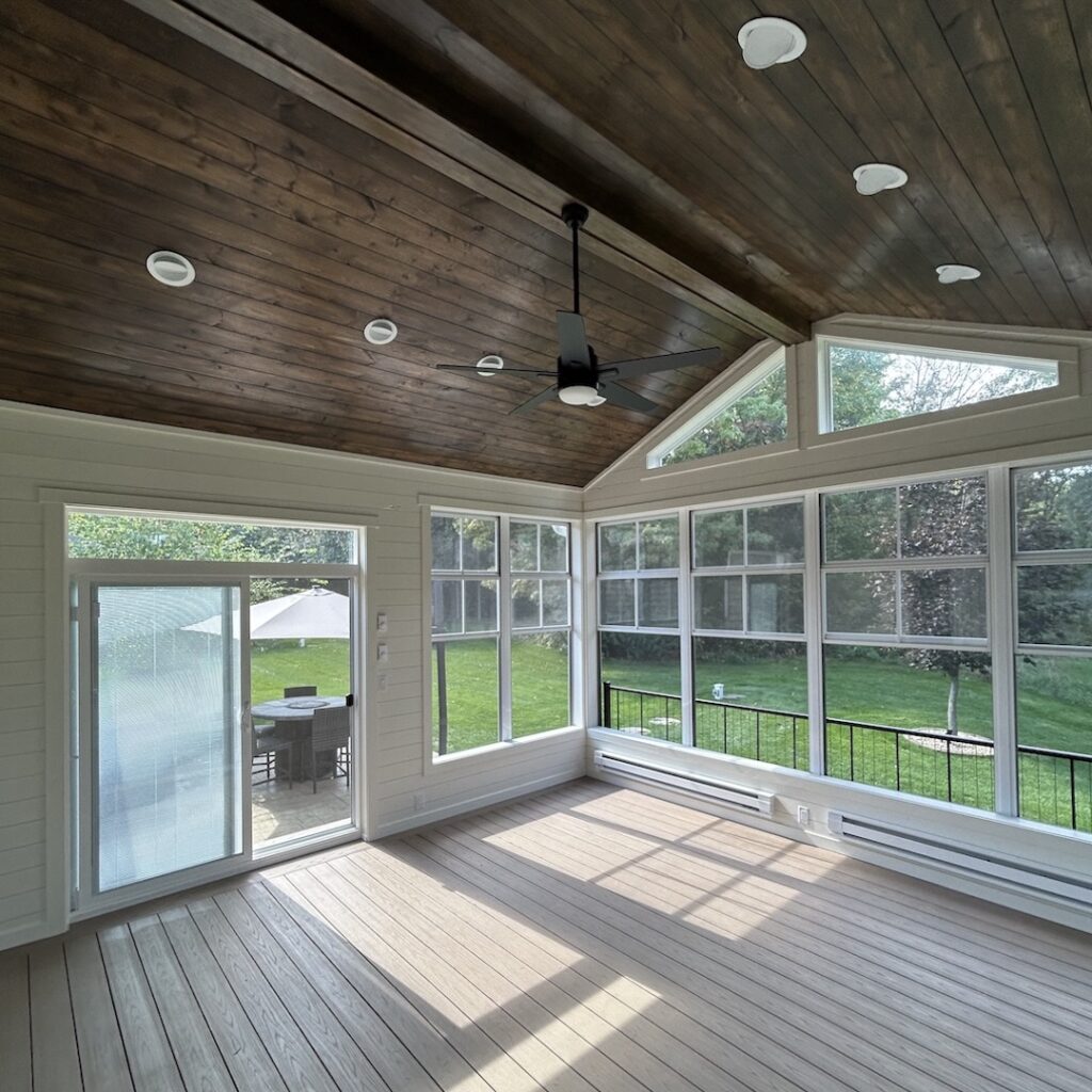 3 season porch inside