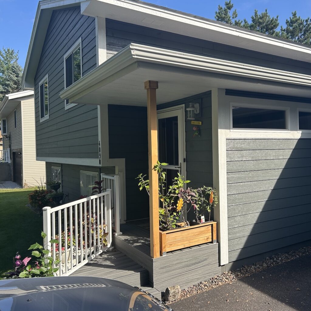home exterior entry remodel